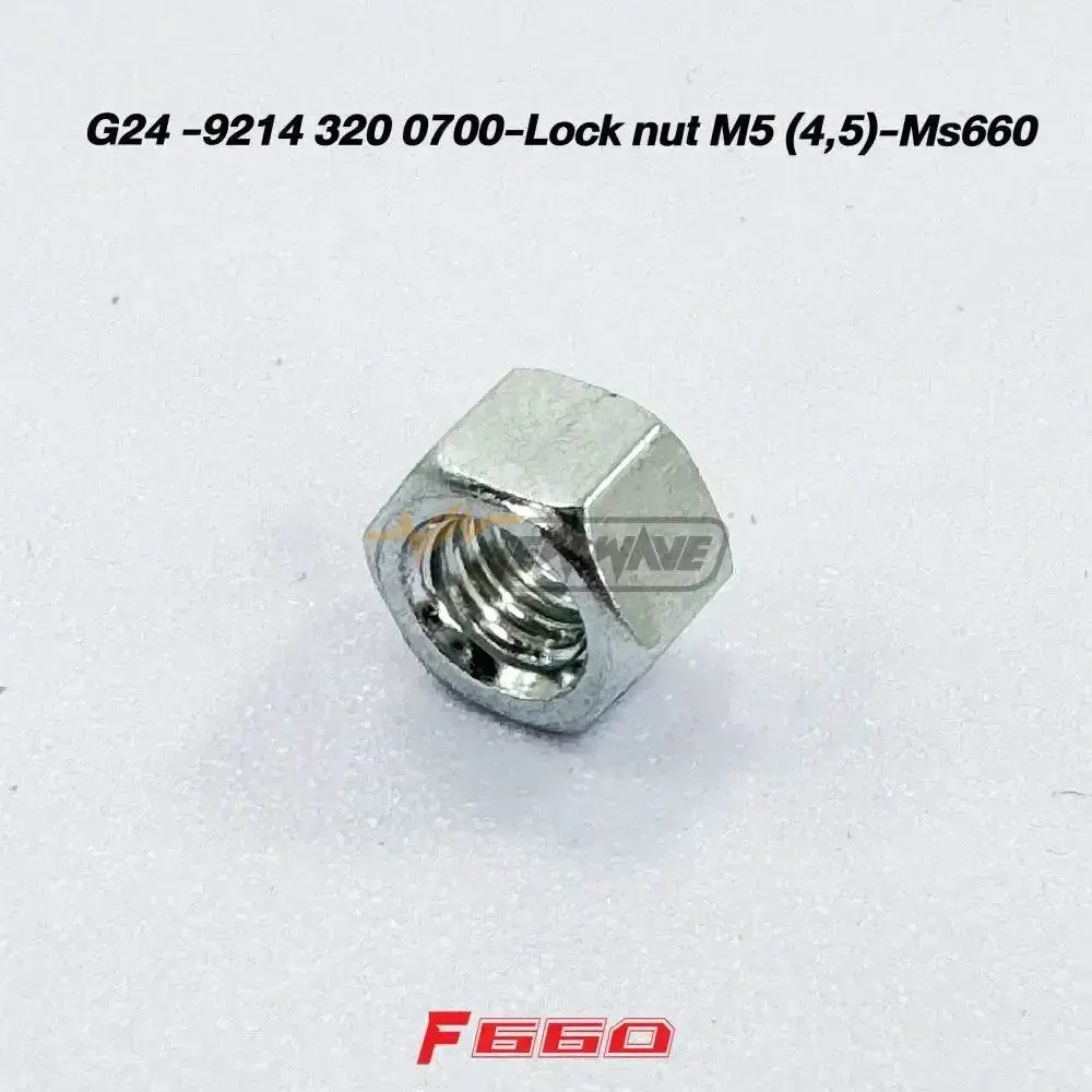 G24 -9214 320 0700-Lock nut M5 (4,5)-Ms660